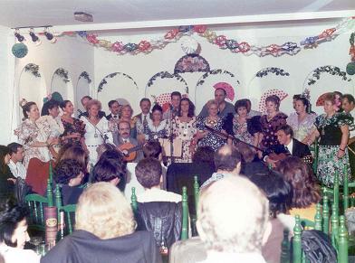 ACTUACION PATIO ANDALUZ VALENCIA 1990